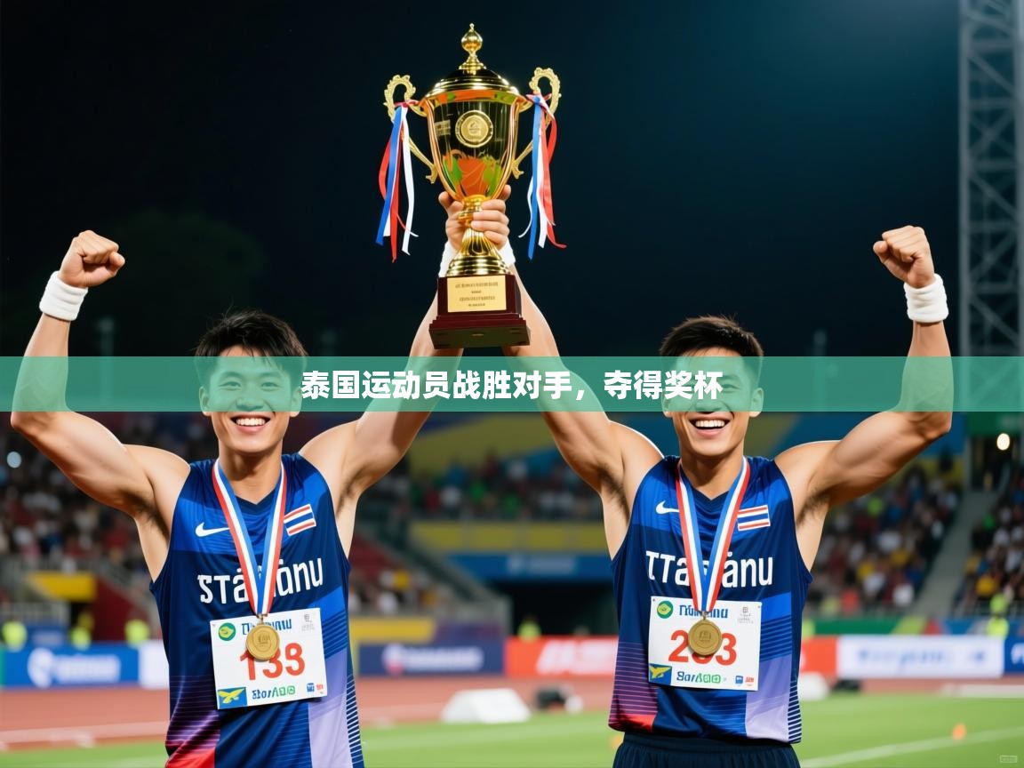 泰国运动员战胜对手，夺得奖杯