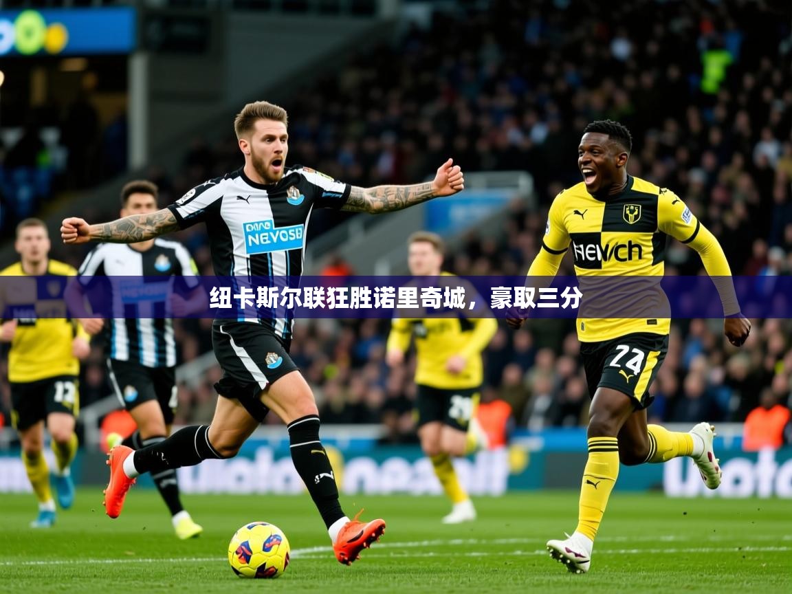 纽卡斯尔联狂胜诺里奇城，豪取三分